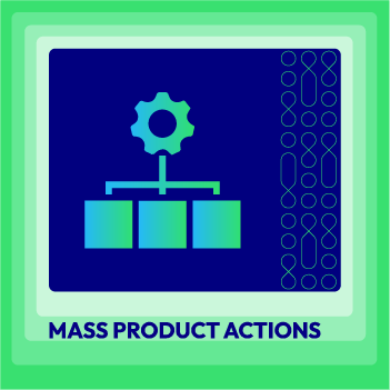 Mass Product Actions